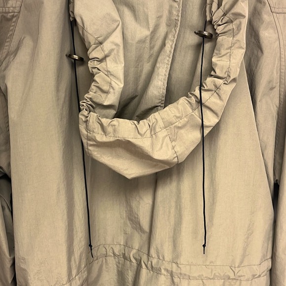 Trail Designs man's olive-green & blue-shell hooded machine-wash ski jacket szXL - Picture 8 of 13